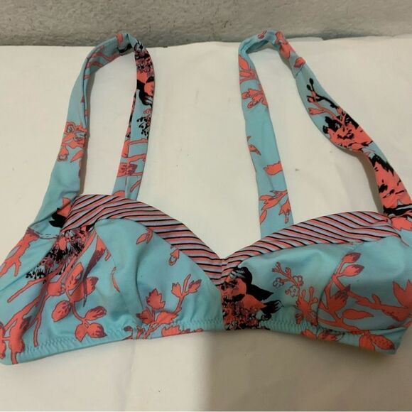 Nanette Lepore Bikini Swim Bathing Top Sz M - Picture 1 of 7